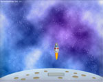 Moon lander game screenshot